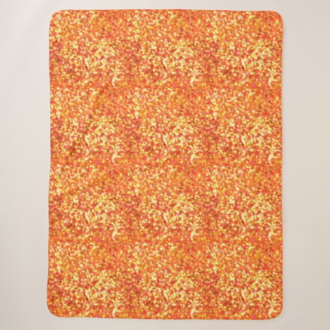 Orange Spark Blanket Grosses Sherpadecke (Vorderseite)