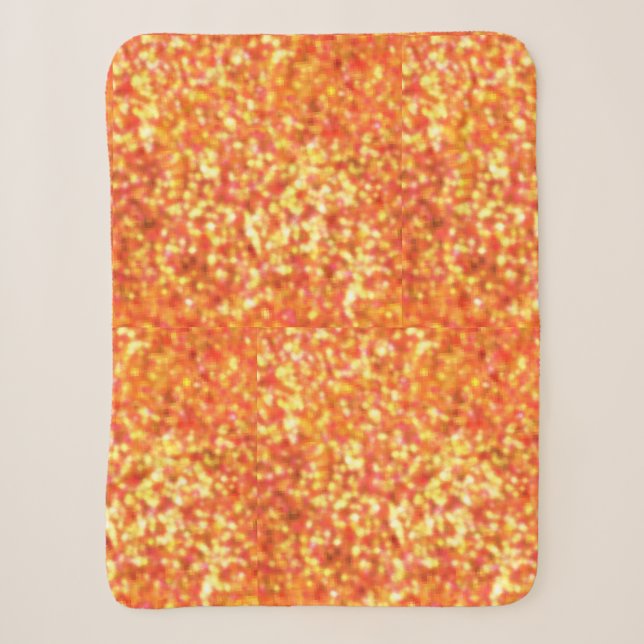 Orange Spark Blanket Sherpadecke (Vorderseite)