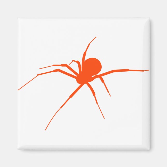 Orange Spider Magnet (Vorne)