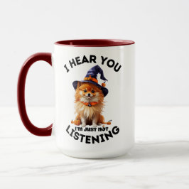Orange Spitz ich höre Sie ich bin einfach nicht Li Tasse