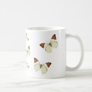 Orange Spitze-Schmetterlings-Kaffee-Tasse Kaffeetasse