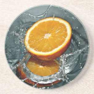 Orange Splash Untersetzer