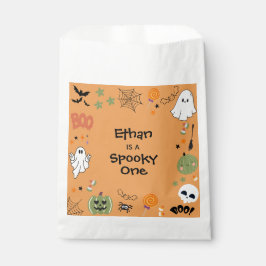 Orange Spooky Ein Niedliches Halloween 1. Geburtst Geschenktütchen
