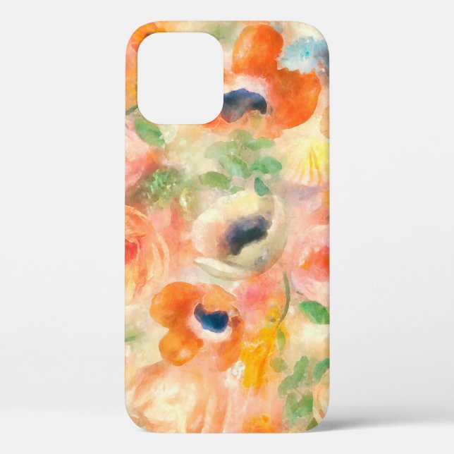 Orange Spring Flowers Case-Mate iPhone Hülle (Rückseite)