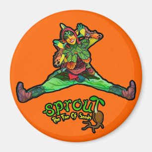 Orange Sprout Magnet