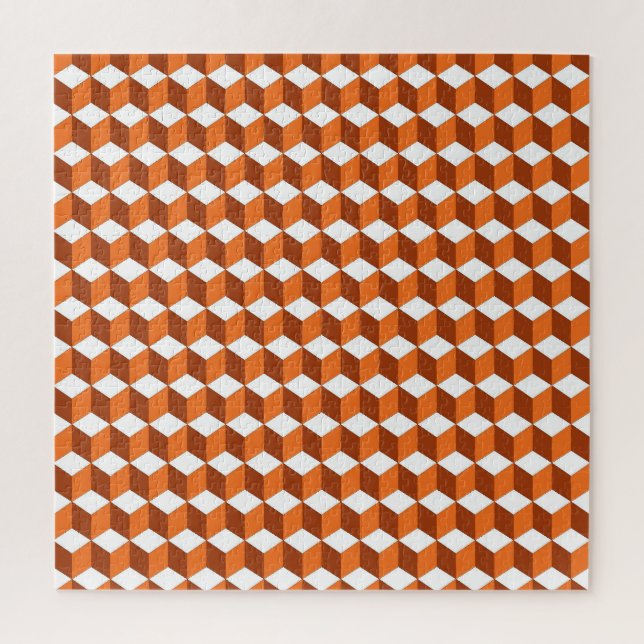 Orange Square: Abstrakter Vintager Hintergrund (Vertikal)