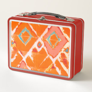 Orange Stammes- II Metall Brotdose