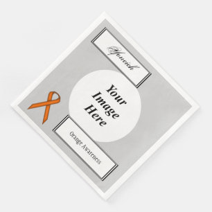 Orange Standard Ribbon Template by Kenneth Yoncich Serviette