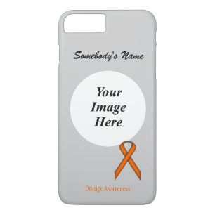 Orange Standard Ribbon Tmpl von Kenneth Yoncich iPhone 8 Plus/7 Plus Hülle