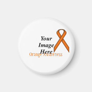 Orange Standard Ribbon von Kenneth Yoncich Magnet