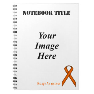 Orange Standard Ribbon von Kenneth Yoncich Notizblock