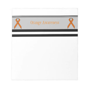 Orange Standard Ribbon von Kenneth Yoncich Notizblock