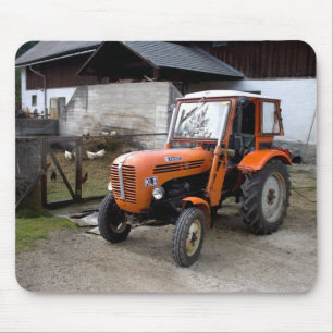 Orange Steyr Tractor KL II Mousepad