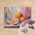 Orange Still Life Moderne beeindruckende Kunst<br><div class="desc">Ein schönes, modernes Kunstgemälde im impressionistischen Stil, das ein ruhiges Orangenleben mit strukturierten Pinselstrichen in gedämpften Pastellfarben und Orangen zeigt. Die sanften Farben schaffen eine ruhige und beruhigende Atmosphäre, während die strukturierten Striche der Komposition Tiefe und Dimension verleihen. Dieses elegante Werk vereint das Wesen der Orangen auf frische, zeitgenössische Weise...</div>