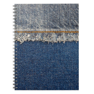 Orange Stitch, Double Denim Patch. Notizblock