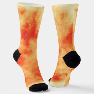 Orange Storm Cloud Socken