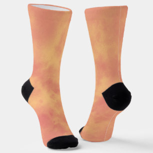 Orange Storm Clouds Socken