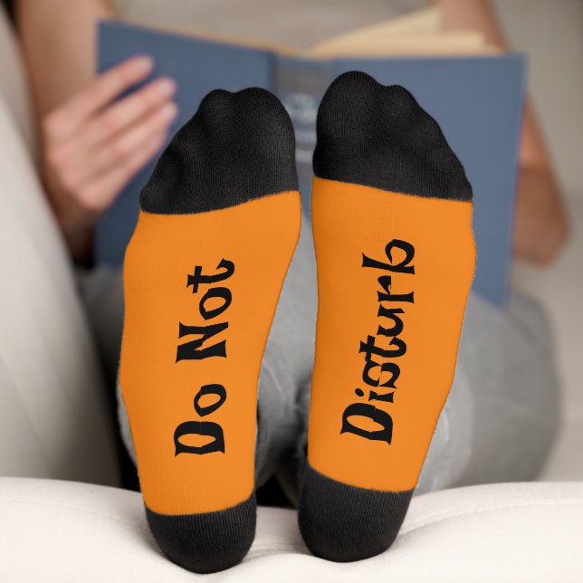 Orange stört Socken nicht (Unterseite)