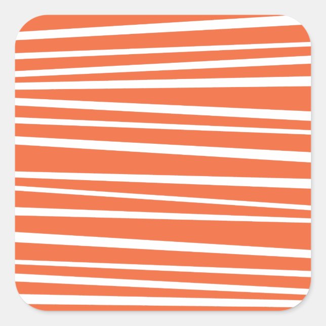 Orange Strip Sticker (Vorderseite)