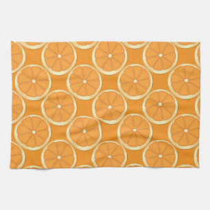 Orange Summer Fruchtküche Handtuch