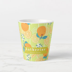 Orange Summer Green Milchtasse