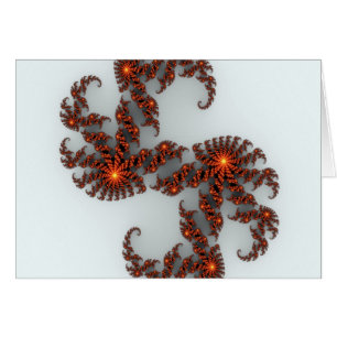 Orange Sunburst Fraktal
