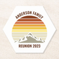Orange Sunset Mountain Custom Family Wiedersehen P