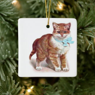Orange Tabby Cat ・ Kunst von H. Maguire ・ Ornament