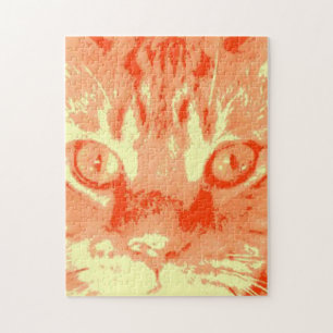 Orange Tabby Cat Pop Art Cat