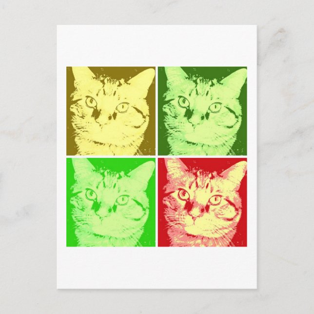 Orange Tabby Cat Postkarte (Vorderseite)