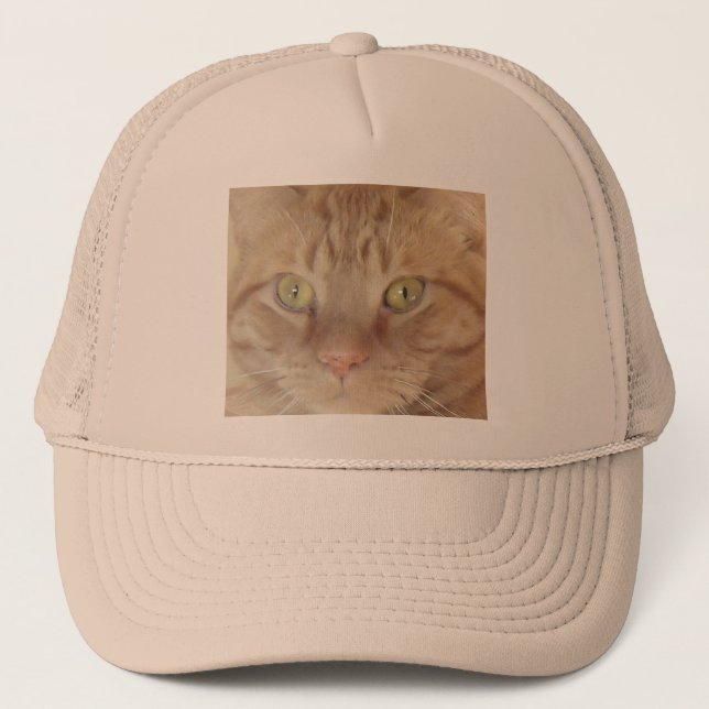 Orange Tabby Cat Truckerkappe (Vorderseite)