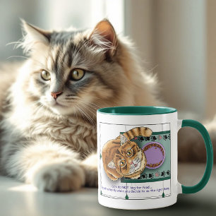 Orange Tabby Food Bowl Küche Tasse