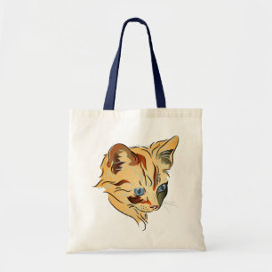 Orange Tabby-Kätzchen mit blauen Augen Tragetasche