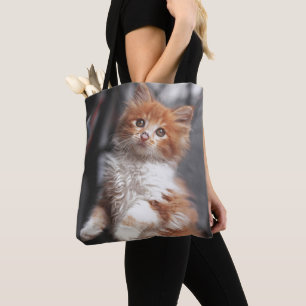 Orange Tabby-Kätzchen Tasche