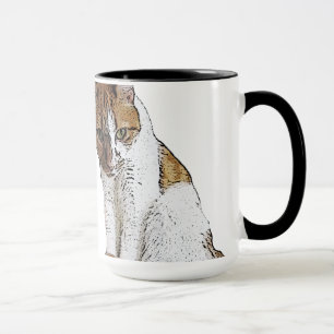 Orange Tabby-Katze Tasse
