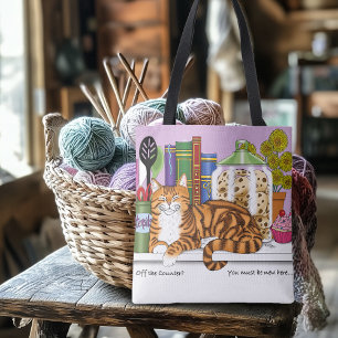 Orange Tabby Kitchen Counter Top Cat Tasche