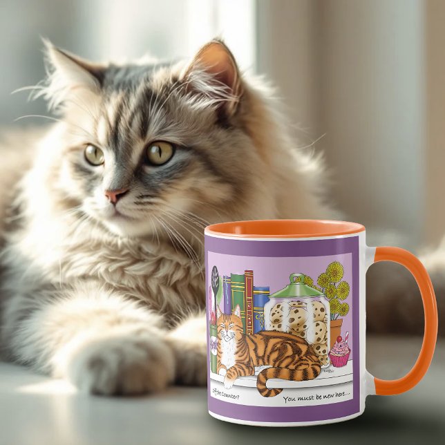 Orange Tabby Kitchen Counter Top Tasse (Von Creator hochgeladen)