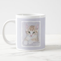 Orange Tabby Kitten Painting - Originelle Katze Ku
