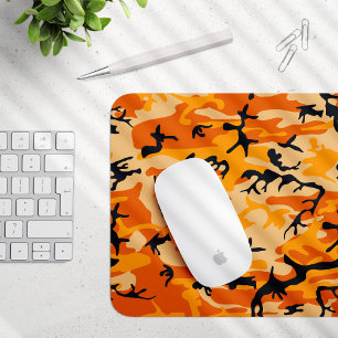 Orange Tarnmuster, Militär, Armee Mousepad