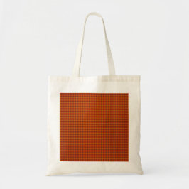 Orange Tartan Budget Tasche