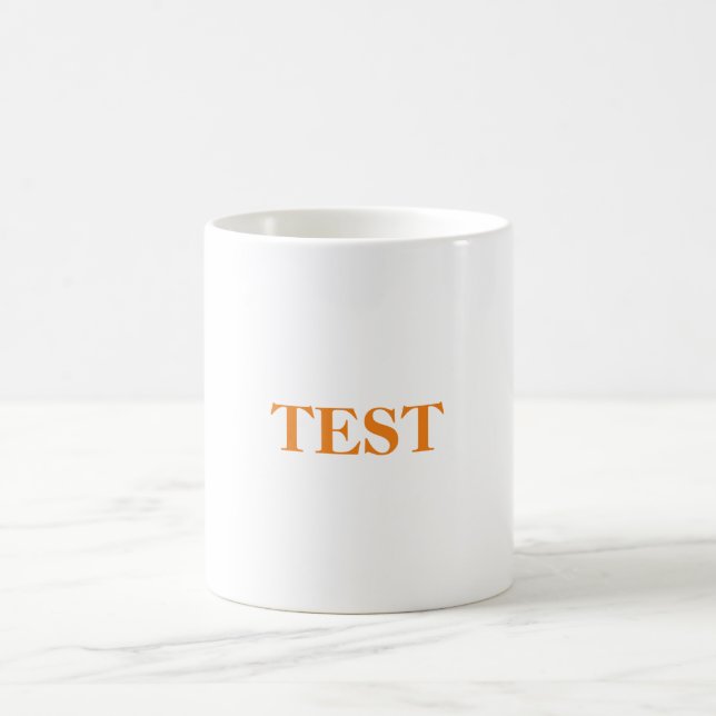 Orange-Tasse testen Kaffeetasse (Mittel)