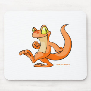 Orange Techo auf einer Suche Mousepad