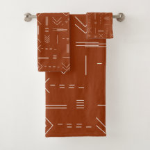 Orange Terracotta Gorgeous Geometrie Muster