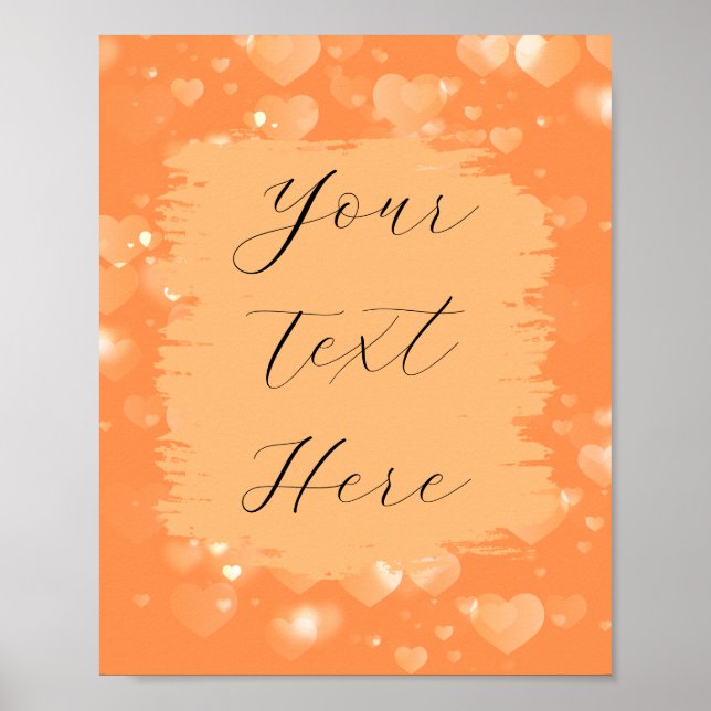 Orange Theme Poster (Vorne)