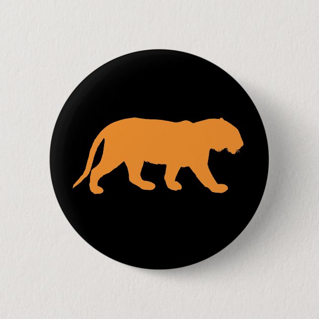 Orange Tiger Button (Vorderseite)