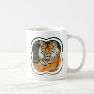 Orange Tiger-Kaffee-Tasse Kaffeetasse