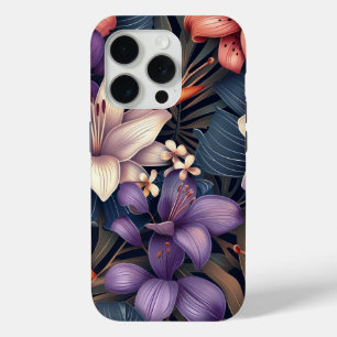 Orange Tiger-Lilie Tropisches Design Case-Mate iPhone Hülle