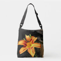 Orange Tiger Lilie über die gesamte Tasche