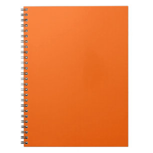 Orange Tiger Solid Color Notizblock