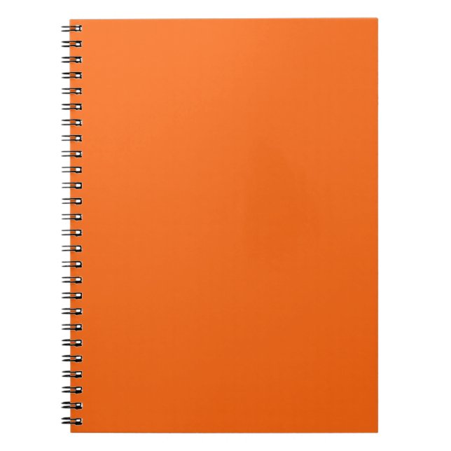 Orange Tiger Solid Color Notizblock (Vorderseite)